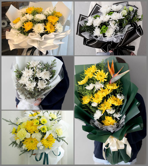 广东湛江市廉江市雅塘镇山角村白事花束代送
